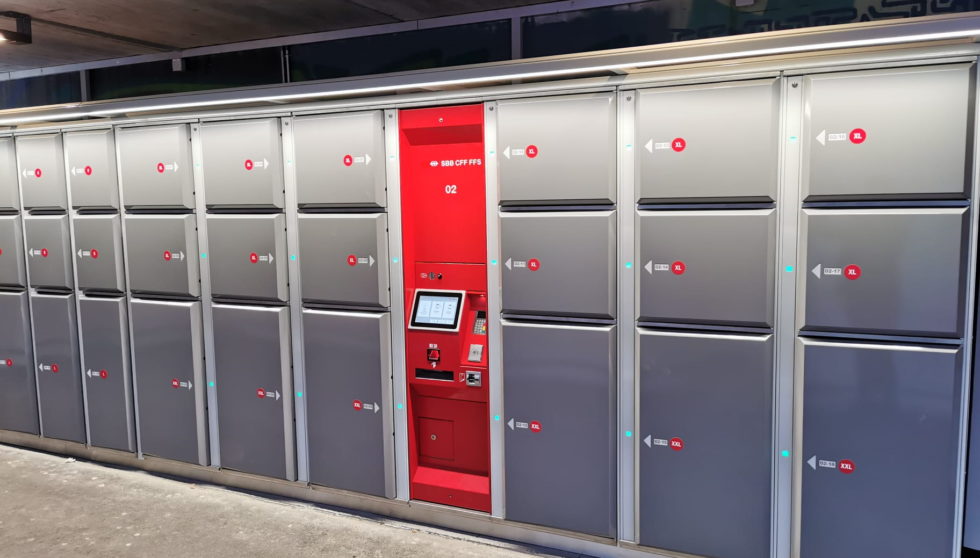 New locker system at Zug train station INTECHICS AG